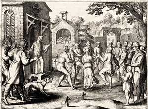 Dancing Plague, Strasbourg, Alsace, 1518